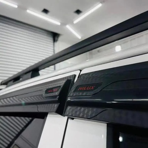 Pare-pluie latéral pour voiture KQD de haute qualité, design 3D en fibre de carbone, nouveau design, pare-soleil pour Toyota Hilux Revo - Product Image 3