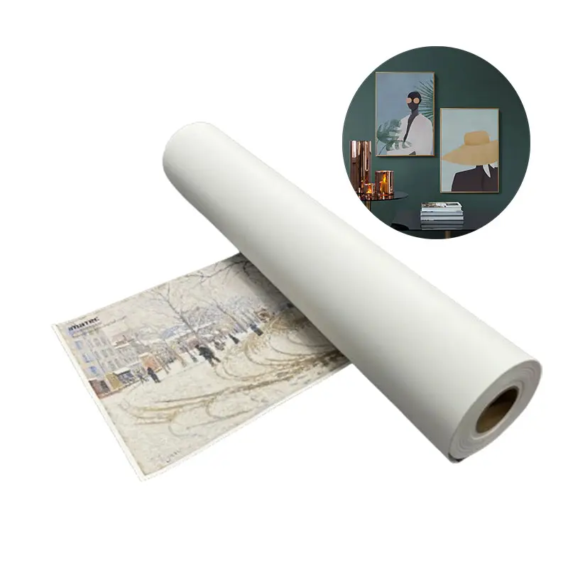 High quality art canvas stretched painting stretched canvas roll