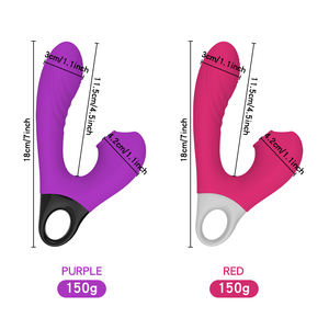 Gスポットバイブレーターセックスおもちゃ女性用パワフル3 in 1クリット吸盤クリトリス吸引真空刺激装置ディルド女性オナニーセクシー - Product Image 5