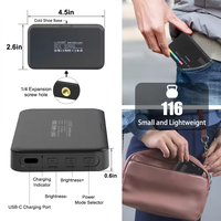 Lumière vidéo et photo LED RGB rechargeable avec température de couleur réglable, éclairage de studio portable pour maquillage et téléphone