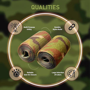 Özel renk yüksek kalite ayarlanabilir kullanımlık naylon açık havada kamuflaj üniforma için cırt cırt bant raptiye bant - Product Image 6