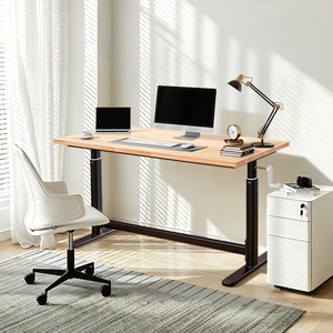 Escritorio <span class=keywords><strong>de</strong></span> Pie con <span class=keywords><strong>Altura</strong></span> Ajustable Manualmente y Diseño Personalizado; el Último Modelo <span class=keywords><strong>de</strong></span> <span class=keywords><strong>Banco</strong></span> <span class=keywords><strong>de</strong></span> <span class=keywords><strong>Trabajo</strong></span> <span class=keywords><strong>de</strong></span> Madera Maciza con Manivela - Product Image 3
