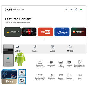 <span class=keywords><strong>Projecteur</strong></span> intelligent LONNST YOUKU <span class=keywords><strong>Action</strong></span> DLP YOUKU, <span class=keywords><strong>projecteur</strong></span> intelligent 4K ultra-fin PTZ, <span class=keywords><strong>projecteur</strong></span> ultra-HD pour projection murale de jour - Product Image 5