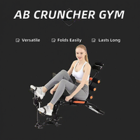 Nouvel appareil de musculation abdominal en plastique pour la maison, machine d'entraînement de force, abdominaux pliables, durable et multifonctionnel