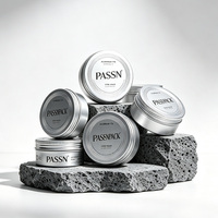 Boîte ronde en aluminium légère, pot métallique pour emballage de cosmétiques, beurre corporel, pommade capillaire, onguent de beauté