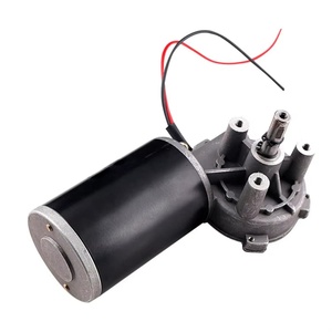 Motor de Corriente Continua de Bajo Ruido y Alto Torque de 12V 24V, 63mm 76mm 60mm, con Reductor de Tornillo Sin Fin, de 100W a 180W, Funcionamiento Silencioso y Estable - Product Image 1