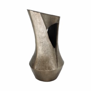 Piccolo vaso di metallo decorativo per soggiorno, bagno, cucina, centrotavola - Product Image 2