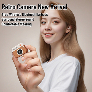 Q87 Cross-Border Private Model Hot-Selling Retro True Wireless OWS Ear-clip <strong>Earphones</strong> with Digital Display - Product Image 2