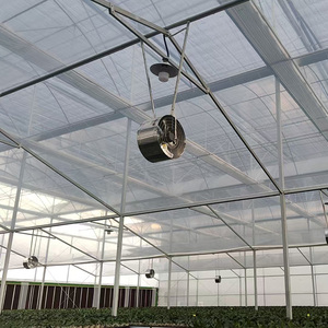 Serres agricoles multi-spans avec ventilation pare-soleil et systèmes hydroponiques recouvertes de films PE/PO à vendre - Product Image 4