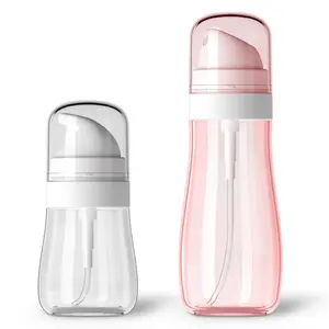 Botol Semprot Plastik Perjalanan Kecil PETG Isi Ulang 50Ml 100Ml dengan Semprotan Kabut Halus atau Pompa Losion