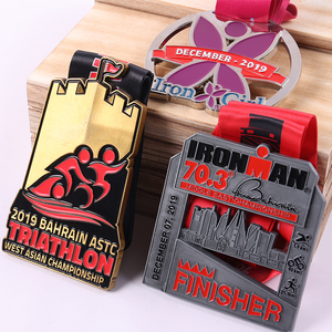 Manufacture Customized Design Sports Award <strong>Metal</strong> <strong>Medals</strong> 3D <strong>Metal</strong> <strong>Medal</strong> Lanyard Marathon Finisher <strong>Medal</strong> With Ribbon Lanyard - Product Image 1