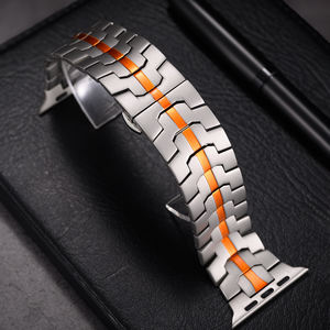 新しいデザインのステンレス鋼ウルトラバンド交換用スマートウォッチ取り外し可能な金属ブレスレット金属ステンレス鋼ベルト時計バンド - Product Image 2