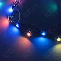 Source de lumière ponctuelle LED 5050 RGB WS2811 UCS1903 IC, lumière LED à pixels DC 12V, diamètre 26 mm