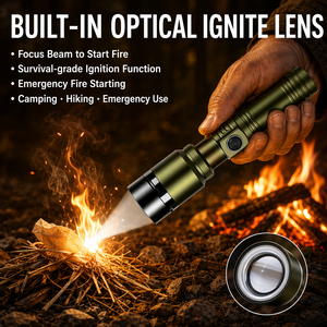 WOSEN Dual Source 20W White Laser Torch Telescoping Zoom For Outdoor Camping Emergency COB Work <b>LED</b> Flashlight - Product Image 5