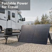 Panneau solaire portable pliable monocristallin en silicium 100W, chargeur solaire haute puissance, étanche, sac de transport, camping en plein air, camping-car