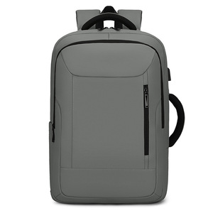 Men's Shoulder <b>Bag</b> Business Student Backpack Durable Oxford Waterproof Polyester Lining Zipper Closure USB for School <b>Work</b> - Product Image 1