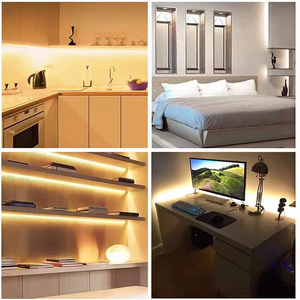 แถบไฟ LED COB แบบหรี่แสงได้320 LED/<span class=keywords><strong>m</strong></span> USB 5โวลต์ ROHS CE USB ควบคุมแบบสัมผัส IP20บ้านแสง LED ที่มี8mm PCB กว้าง - Product Image 6