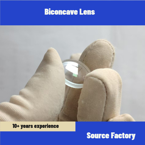 Lente Biconcava Mini de 19 mm de Diámetro, Lentes Ópticas de Vidrio de Alta Transmitancia, Personalizables para Instrumentos de Cámara - Product Image 2