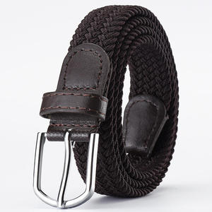 <span class=keywords><strong>Ceinture</strong></span> <span class=keywords><strong>élastique</strong></span> tissée en tissu tressé coloré personnalisée Syh1125 pour hommes et femmes - Product Image 6