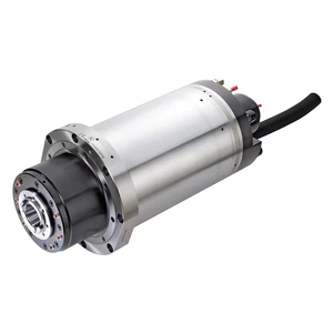 มอเตอร์แกนหมุน SK40 ระบายความร้อนด้วยน้ำ แบบขับเคลื่อนโดยตรงสำหรับเครื่องกัด มอเตอร์แกนหมุนไฟฟ้า - Product Image 1