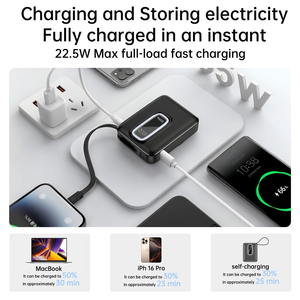 ASPOR A313 تصميم جديد Powerbanks ممغنط مدمج في من من من من من من نوع mAh كابل سريع - Product Image 2