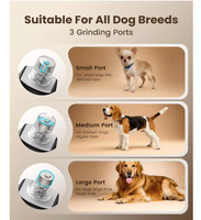 Vente en gros 2026 Global Platform Pet Ponceuse à ongles réglable à 6 vitesses 360 ° Lampe LED silencieuse 40 dB pour chiens, sans douleur, pour pattes de petits, moyens et grands chiens