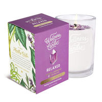 Cajas de Lujo Reciclables para Velas, Caja de Regalo para Velas Negra Mate con Cinta, Empaque Personalizado para Velas Aromáticas