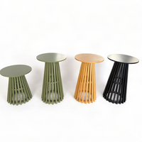 Table de bar moderne en pin massif, diamètre 70 cm, plateau amovible, pour restaurant, jardin, événements en plein air, mariages, fêtes, hôtels