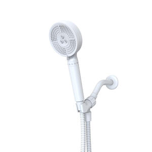 Handheld Shower Head 4 Inch Round Massage Rain Jet <b>Spray</b> Portable Shower Set With Replaceable Filter - Product Image 1