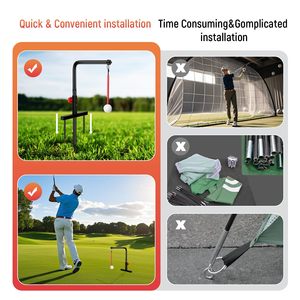 Entraîneur de swing de golf, aide à l'entraînement de golf en métal durable, équipement d'entraînement de swing de golf, matériel d'entraînement de golf - Product Image 5