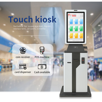 Kiosco de Pago Autoservicio Multiusos de 32 Pulgadas con Pantalla Táctil, Soporte de Piso, Impresora de Tickets y SDK Habilitado para Comercios, Restaurantes y Hospitales