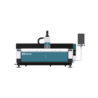 Prix compétitif 6KW 4m x 2m Machine de découpe laser à fibre à une table LX4020FC pour tôle en acier inoxydable et en acier au carbone