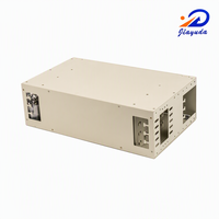 Kotak Panel Patch Fiber ODF 48 Port Buatan Khusus, Kosong, Rak 3U, Baja Canai Dingin 1.2mm, Kompatibel LC SC ST FC, Dapat Disesuaikan