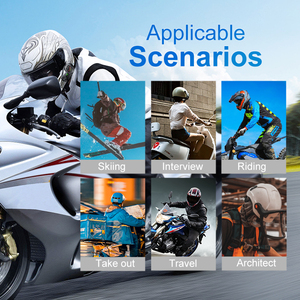 Custom Q68 MAX motocicleta auriculares chipset 5,4 mezcla de audio inalámbrico Bluetooth intercomunicador para casco de bicicleta - Product Image 5