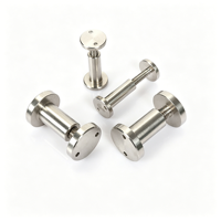 Vis à tête plate en acier inoxydable 304/316 sur mesure CNC, vis à nez de cochon non standard, vis de serrage pour verre, goupille de positionnement à épaule / entretoise d'espacement