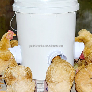 Qa Tự Làm Gà Trung Chuyển Mưa Bằng Chứng Gia Cầm Trung Chuyển Cổng Trọng Lực Thức Ăn Kit Cho Xô, Thùng, Thùng, Máng - Product Image 6