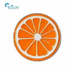 Aimant de réfrigérateur, épingle de revers, badge, broche personnalisés en émail, thème agrumes (orange, <span class=keywords><strong>mandarine</strong></span>), souvenir personnalisé - Product Image 5