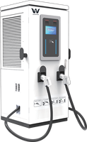 Chargeur EV GBT haute puissance commercial 160 kW DC, station de recharge rapide pour voitures électriques, état neuf avec fonction RFID, vente en gros