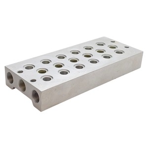 Blocco Collettore <span class=keywords><strong>Prs</strong></span>-1/8-6 B, Alluminio, 6 Stazioni, Porte G3/8 - Product Image 1