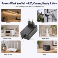 Adaptateur secteur 12V 3A 36W certifié CE GS EMC, niveau VI d'efficacité énergétique, alimentation à découpage AC/DC, prise EU pour appareils de maison et de bureau