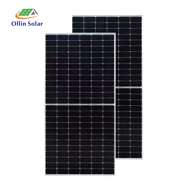 Ollin Solar 450W 480W 580W 5-Year Warranty 166mm PERC Half Cell High Efficiency Solar Panel with CE Certification 20.70%