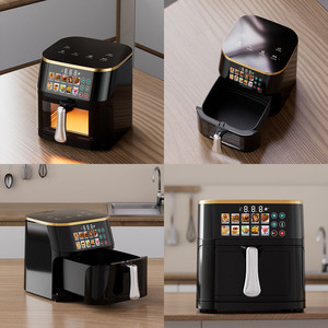 Hornos Freidoras de Aire 8L 10L, 8 Litros, Mejores según Consumer Reports, <span class=keywords><strong>Mini</strong></span> <span class=keywords><strong>Horno</strong></span> sin Aceite, Como se Ve en TV, Freidora de Aire sin Aceite - Product Image 6