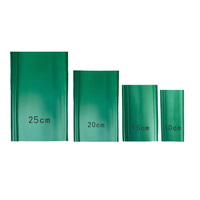 Ceinture de clôture de bordure d'herbe de 10cm chemins d'isolation de pelouse en plastique noir vert pour définir la bordure de jardin