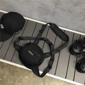 Sac de poitrine tactique de petite taille avec système Molle, poche zippée avant, style Hip Hop, pour équipement, porte-chargeur, holster, gilet - Product Image 5