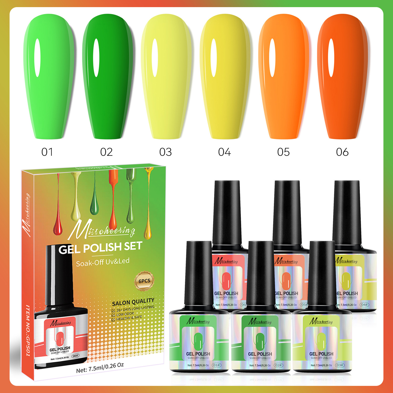 6 unids/set-1