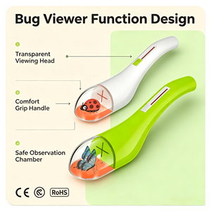 <span class=keywords><strong>ที่</strong></span>ดักแมลงแบบพกพา ใช้งานง่าย โปร่งใส พร้อมด้ามจับ - Product Image 6