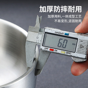 Stainless Steel Rice Bowl 60 Mm Durable For Home Hotel Use - Product Image 1