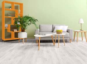 Películas de impresión de PVC de estilo de diseño industrial personalizables Revestimientos de suelo respetuosos con el medio ambiente con diseños de madera - Product Image 2