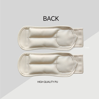 Pesas de Tobillo en Forma de U Metálicas Ajustables Unisex Transpirables de Alta Calidad al por Mayor con Logotipo Personalizado de Cuero PU Ecológico
