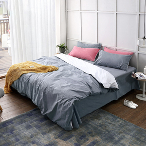 Tùy chỉnh in tất cả các mùa vua nữ hoàng đôi Kích thước hoàn chỉnh tấm ga trải giường thiết lập Bìa tấm phẳng gối 4 mảnh bộ đồ giường thiết lập - Product Image 6